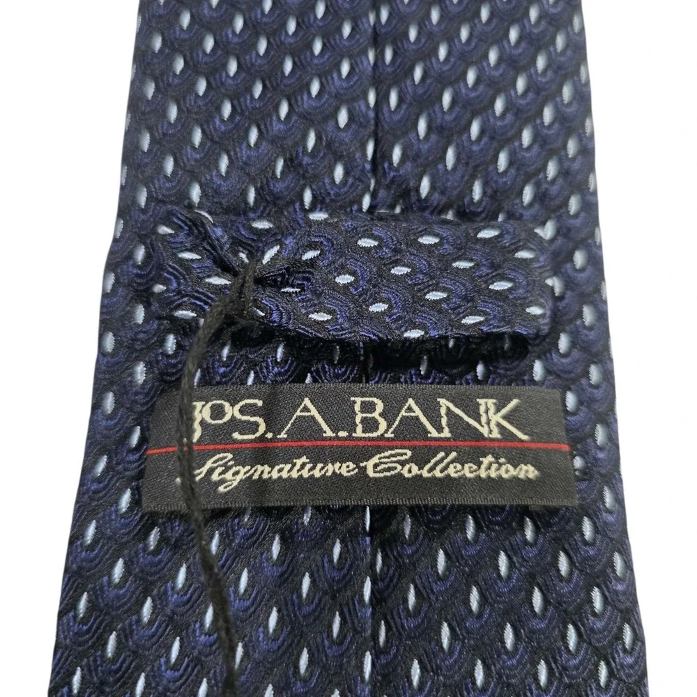 JOS. A. BANK Silk‎ Tie Micro Dot Pattern Classic Necktie Blue Men's New
